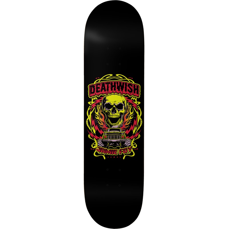 Deathwish Jamie Foy Mash The Throttle 8.25" Skateboard Deck