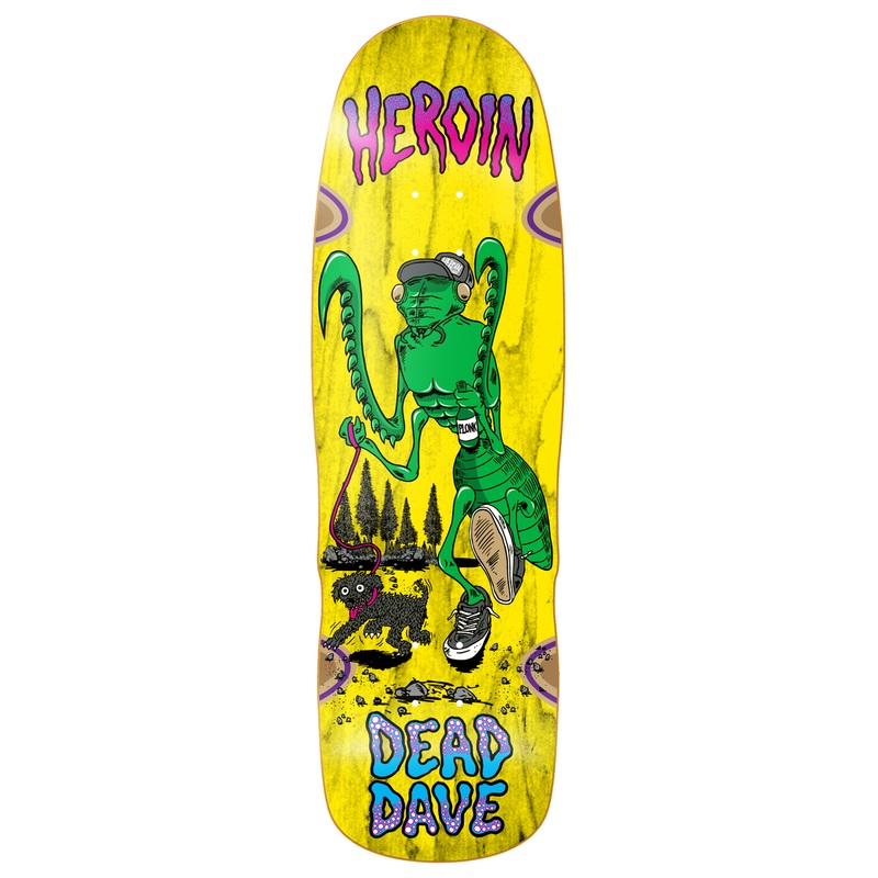 Heroin Dead Dave Bug 10.1" Skateboard Deck