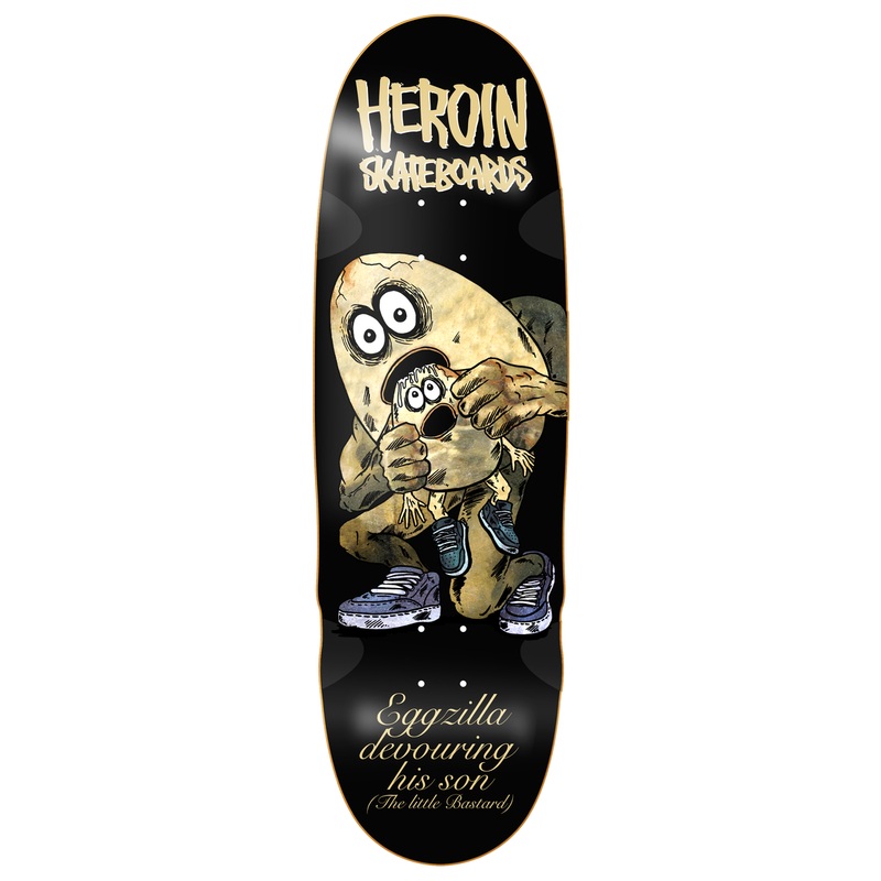 Heroin Egg Eater 9.75" Skateboard Deck