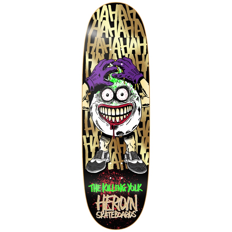 Heroin Killing Yolk 9.25" Skateboard Deck