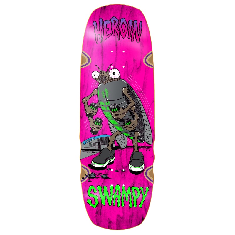 Heroin Swampy Bug 10.75" Skateboard Deck