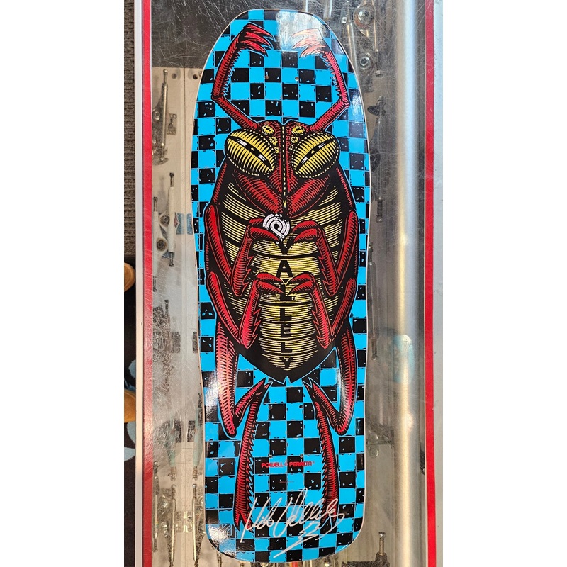 POWELL PERALTA MIKE VALLELY "BUG" RED FOIL [Autographed] SKATEBOARD DECK