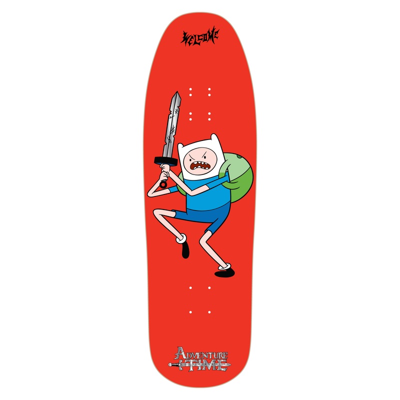 Welcome x Adventure Time Finn On Gaia 9.6" Skateboard Deck