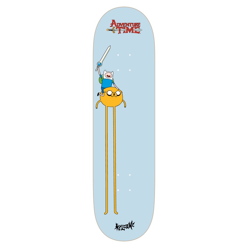 Welcome x Adventure Time Heros 8.5" Skateboard Deck