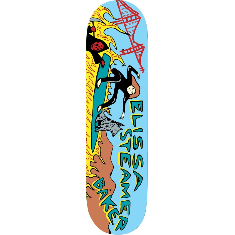 Baker Steamer Rippin Ranman 8.25" Skateboard Deck