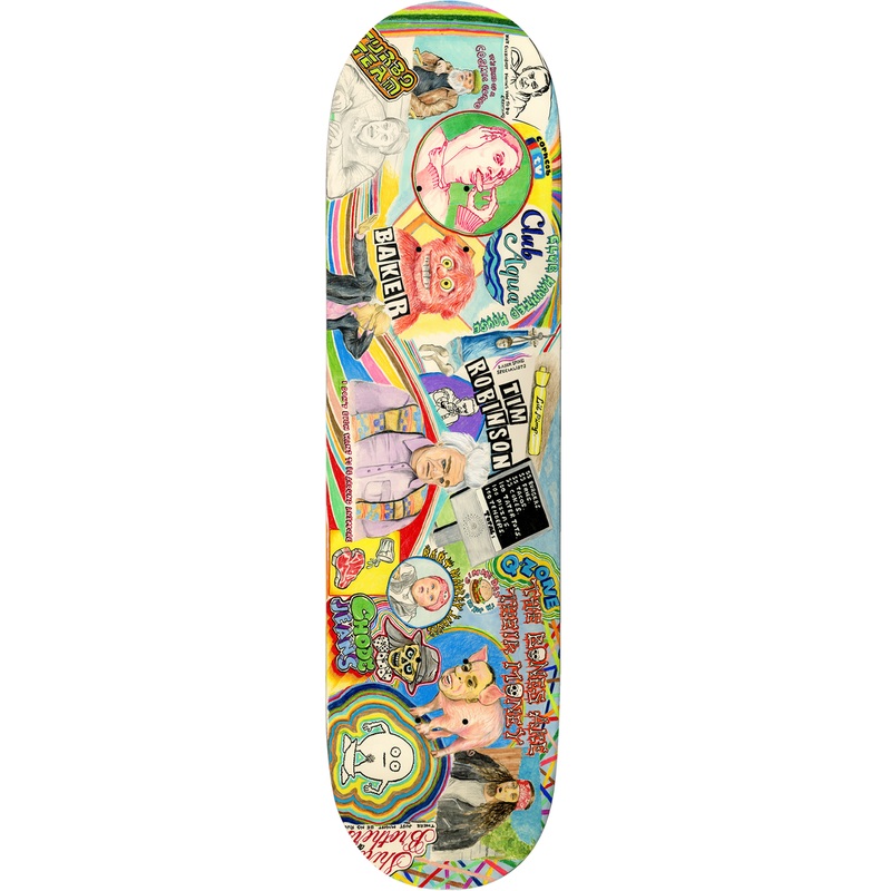 Baker x Tim Robinson Reynolds Cosmic Gumbo 8.5" Skateboard Deck