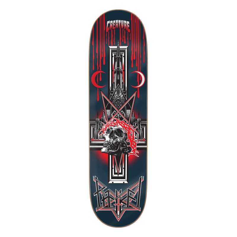 Creature Baekkel Metal XX 8.51" Skateboard Deck