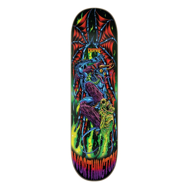 CREATURE WORTHINGTON "SKULLBURN" 8.6" VX SKATEBOARD DECK