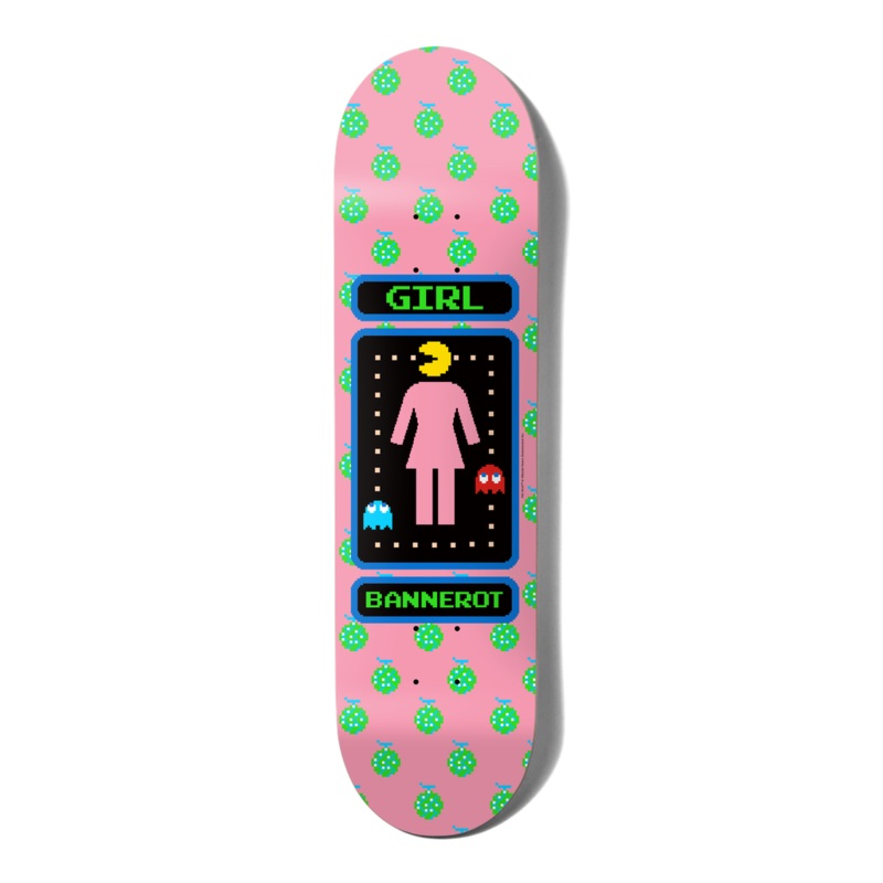 GIRL BANNEROT PAC-MAN DECK 8.25 SKATEBOARD DECK