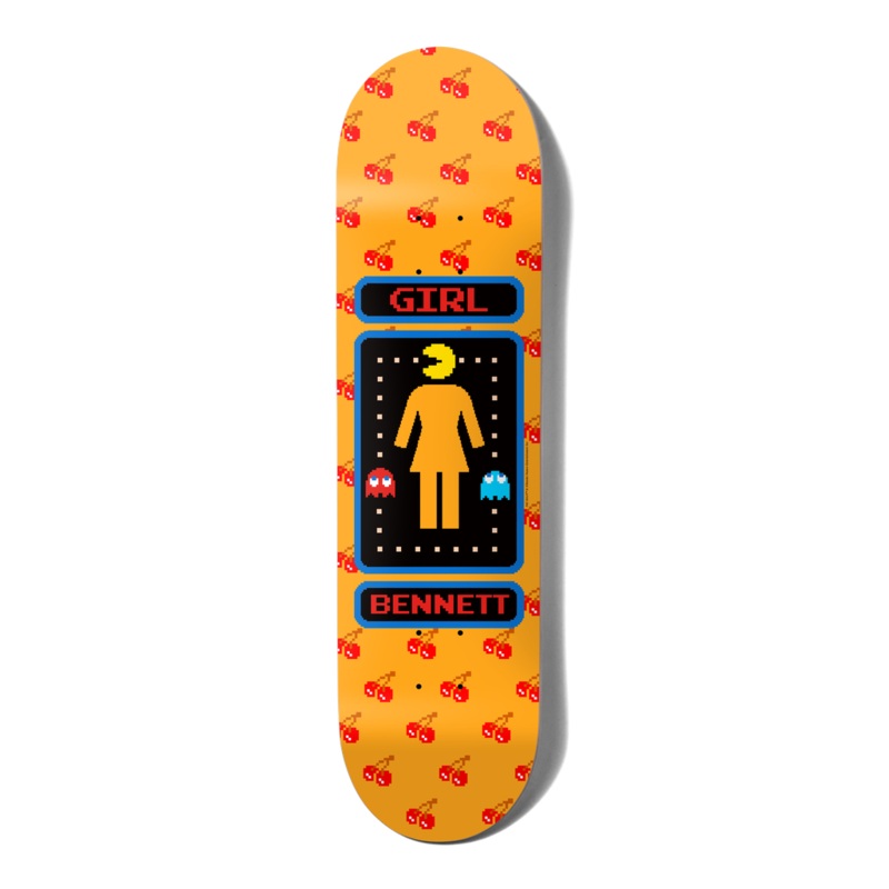 GIRL BENNETT PAC-MAN DECK 8.25 SKATEBOARD DECK