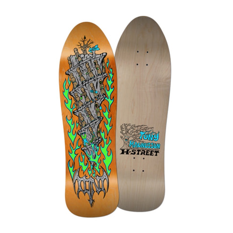H-STREET MAGNUSSON "GOING TO HELL" 9.75" OG SKATEBOARD DECK