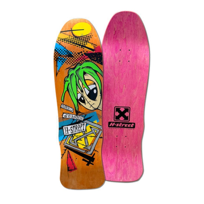 H-STREET MARCELLE JOHNSON TRIBUTE GRAPHIC 8.9" SKATEBOARD DECK by Bob Hickman
