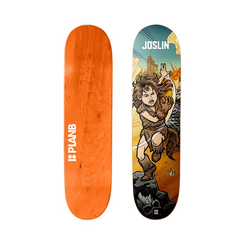 PLAN B SUPERCHARGED JOSLIN 8.375 SKATEBOARD DECK
