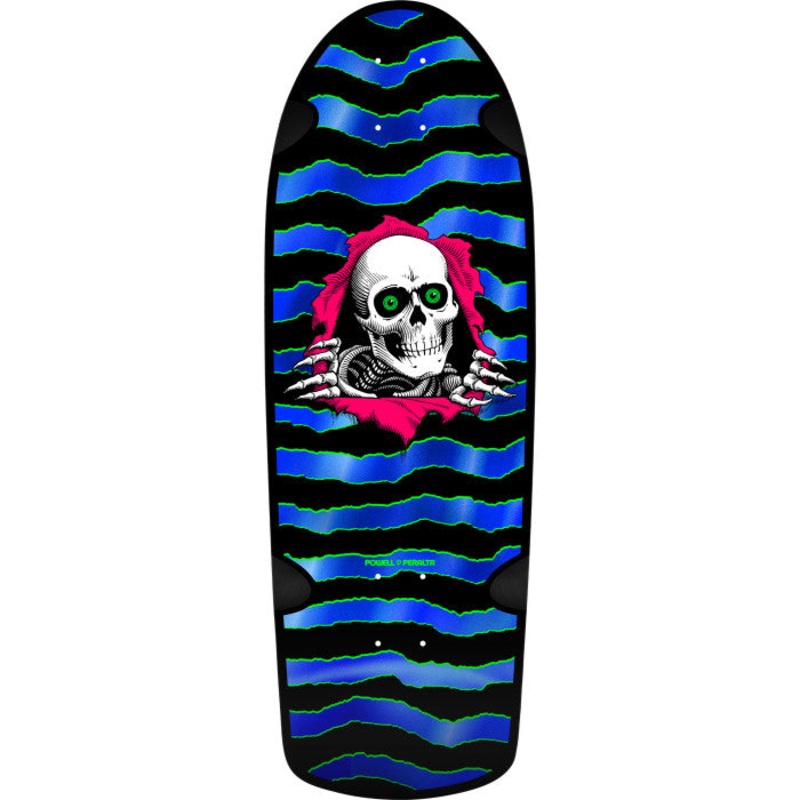 POWELL PERALTA "OG RIPPER" BLUE FOIL 10" SKATEBOARD DECK