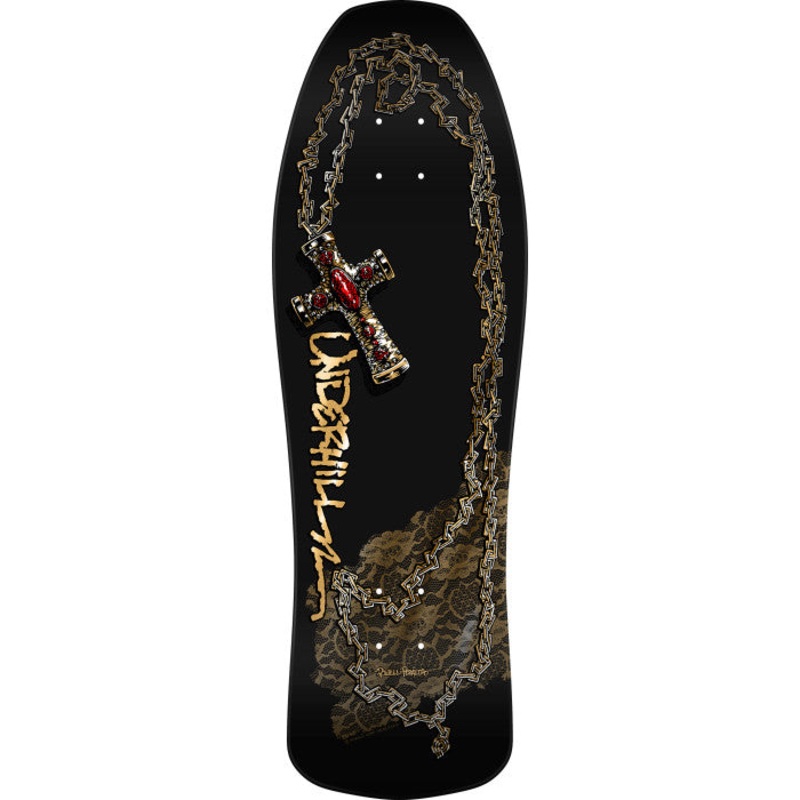 *Pre-Order* Powell Peralta Ray Underhill Chain / Cross Gold Foil 10" Skateboard Deck