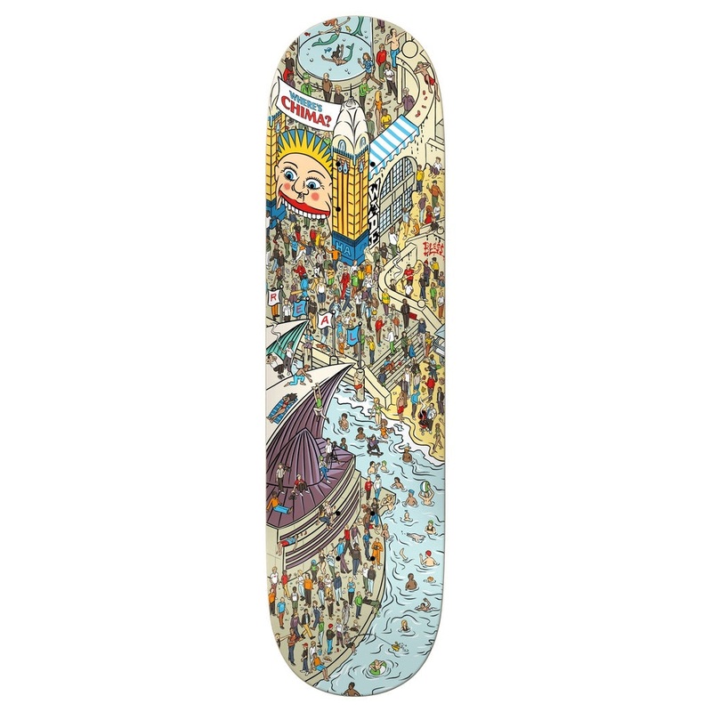 Real Chima Where's 8.28' Skateboard Deck