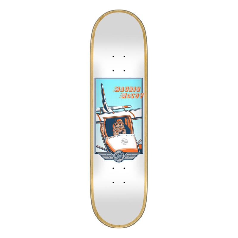 Santa Cruz Maurio McCoy Aviator VX 8.25" Skateboard Deck