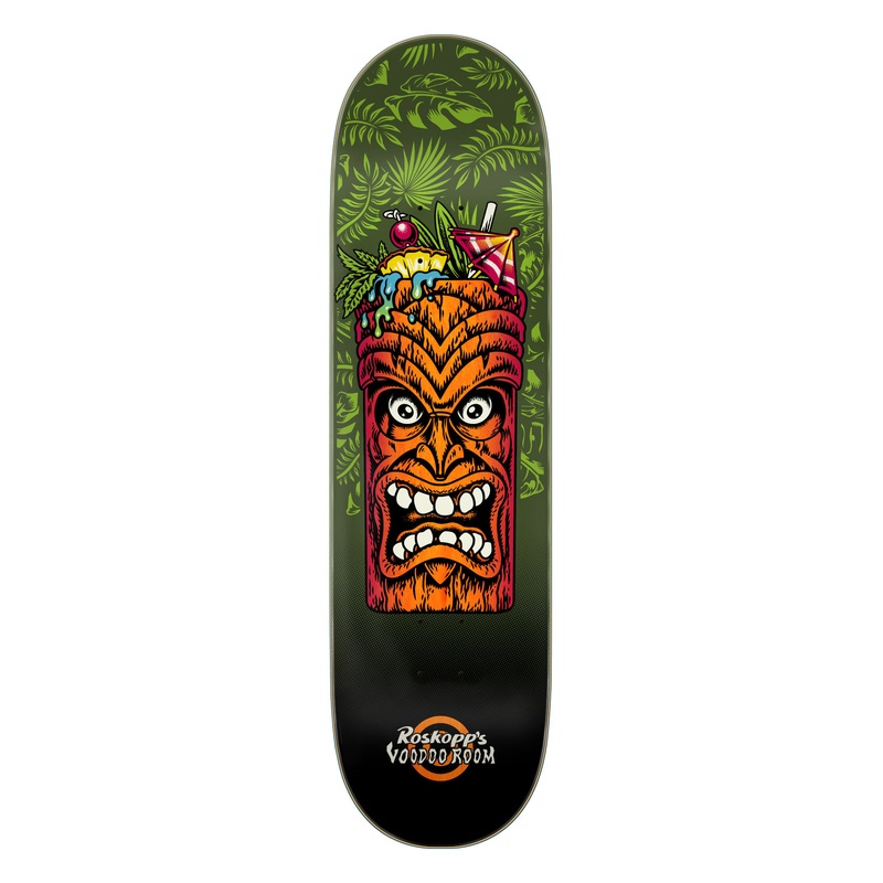 Santa Cruz Roskopp Tiki Mug 8.5" Skateboard Deck