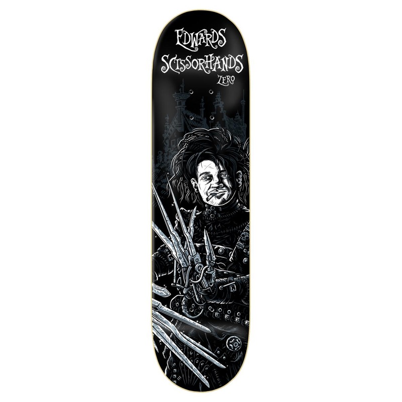 Zero Edwards "Scissor-Hands" 8.5" Skateboard Deck