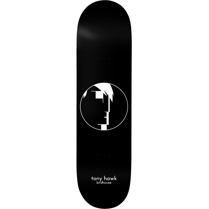 BIRDHOUSE HAWK "ENTRIES" BLACK 8.5" SKATEBOARD DECK