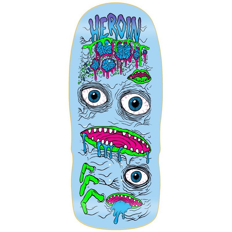 HEROIN "MUTATOR" 13" SKATEBOARD DECK
