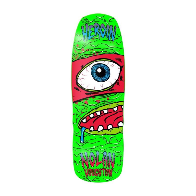 HEROIN NOLAN "MUTATION" SKATEBOARD DECK 10.1"