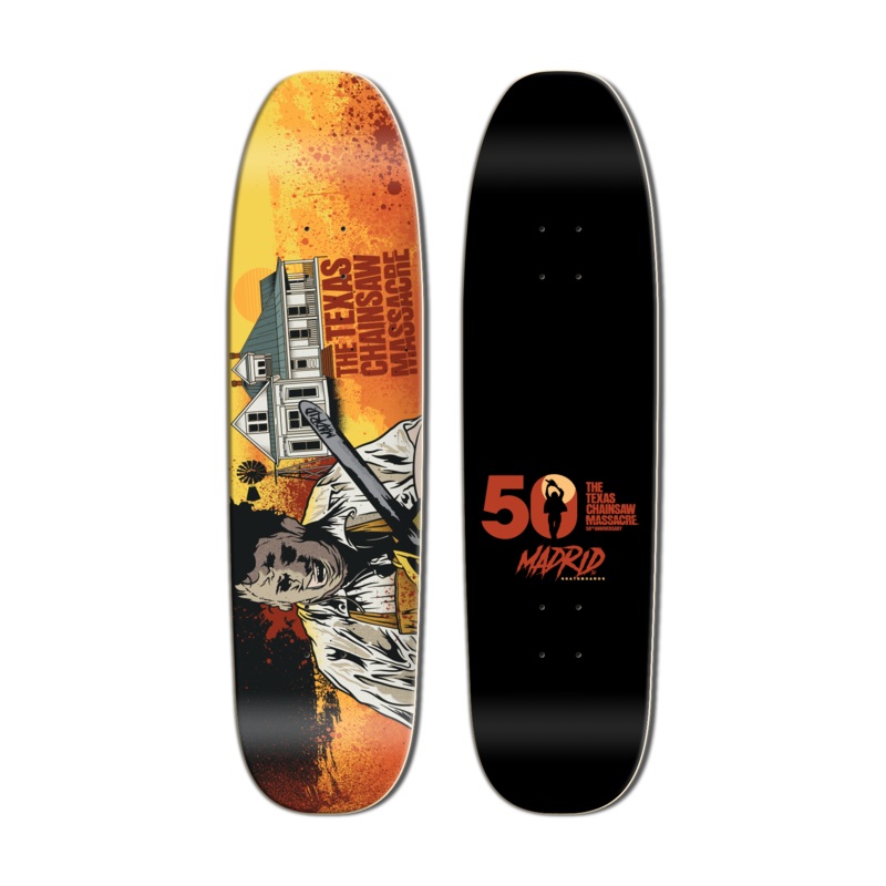 MADRID x TEXAS CHAINSAW MASSACRE HOMEFRONT POOL SHOVEL SHAPE 8.625" SKATEBOARD DECK