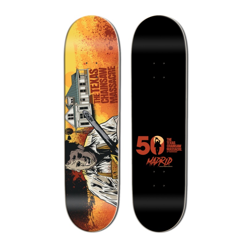 MADRID x TEXAS CHAINSAW MASSACRE HOMEFRONT STREET SHAPE SKATEBOARD DECK