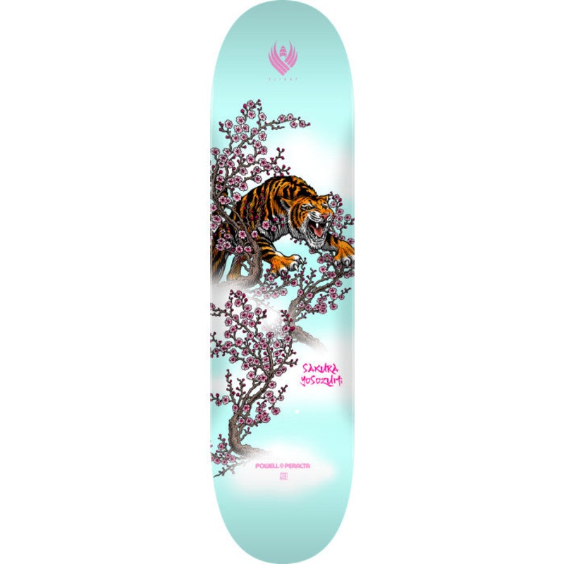 Powell Peralta Yosozumi Samurai Tiger 8.25" Flight Skateboard Deck