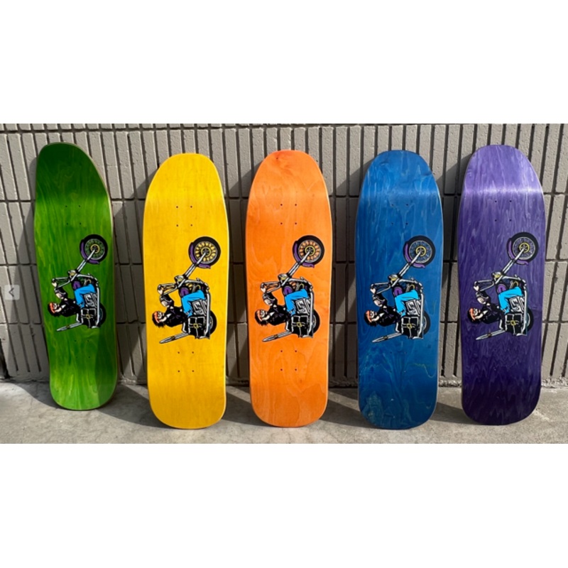Prime Marc McKee Sticker-O-Rama "Easy Rider" Skateboard Deck