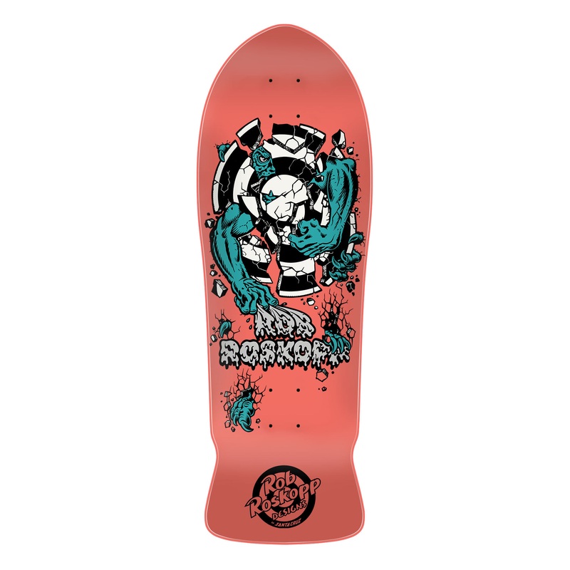 Santa Cruz Roskopp 3 Matte Pink 10.17" Skateboard Deck