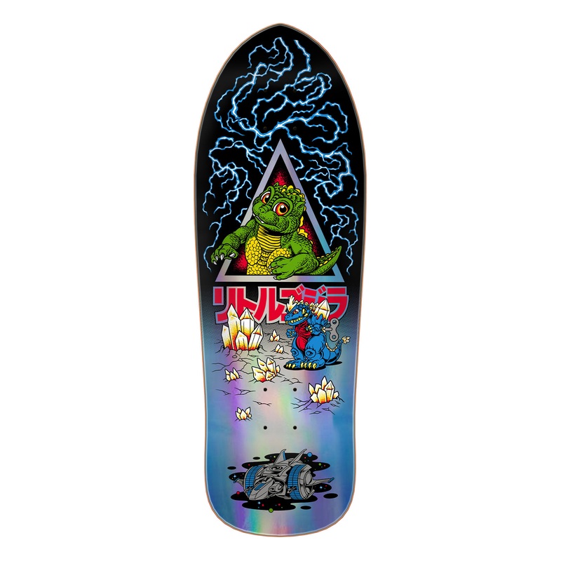 Santa Cruz x Godzilla Godzilla Jr. Natas 9.89" Skateboard Deck