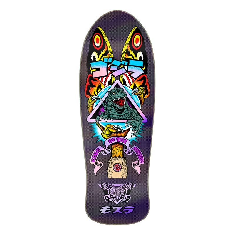 Santa Cruz x Godzilla Godzilla Mothra Natas 10.538" Skateboard Deck