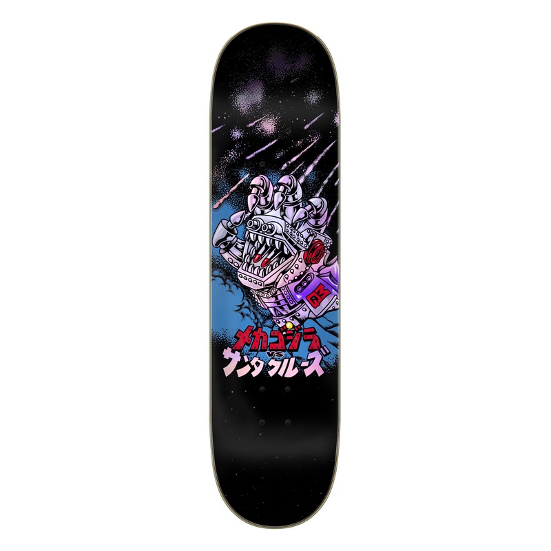 Santa Cruz x Godzilla Mecha Hand 8" Skateboard Deck