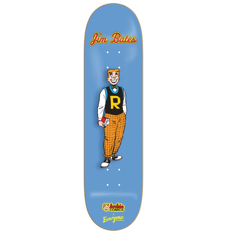 Archie Comics X Everyone Skateboard Co Jim Bates Archie 8.25 Skateboard Deck