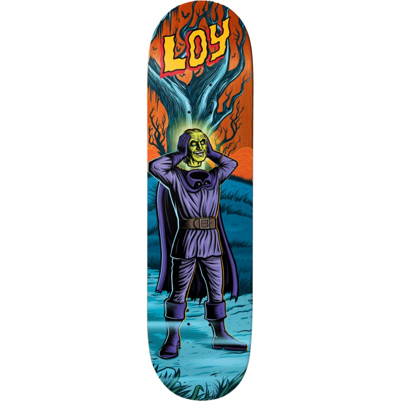 BIRDHOUSE LOY "GRAVEYARD" 8.125" SKATEBOARD DECK
