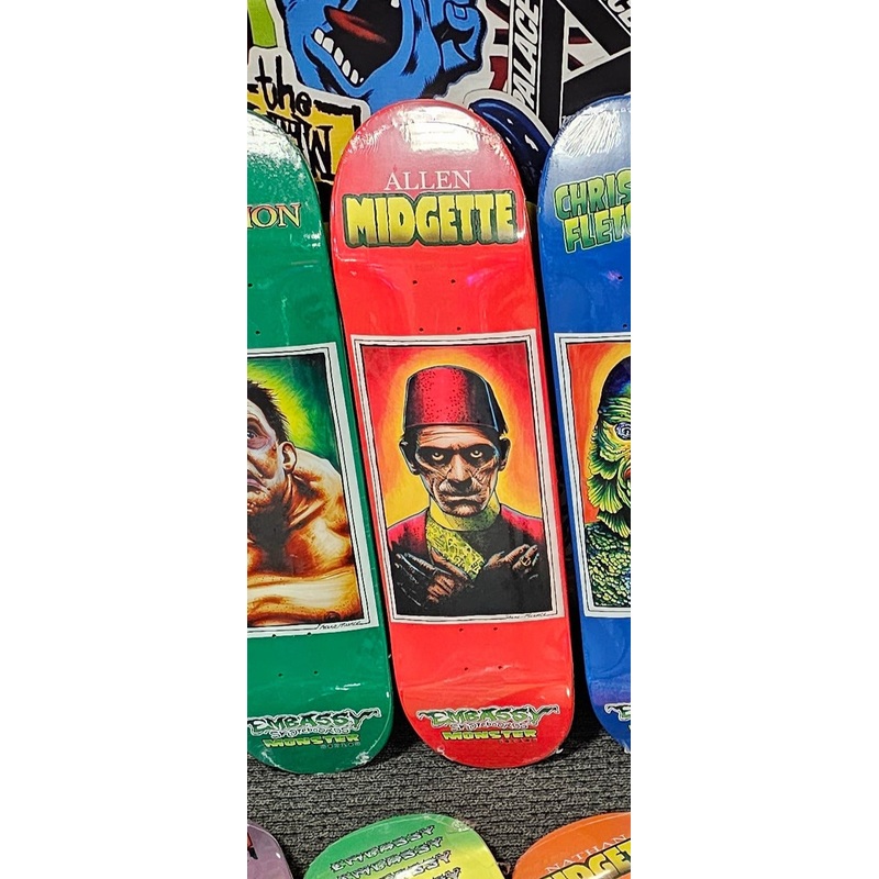 Embassy Allen Midgette Monster Series 8.5 Skateboard Deck