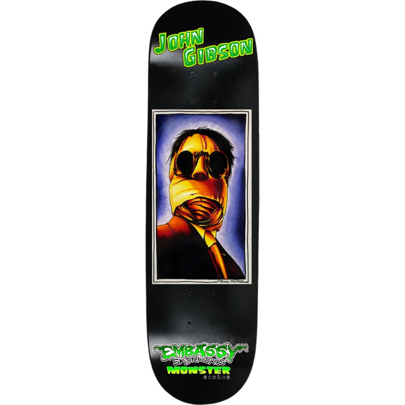 Embassy John Gibson Monster Series 8.25 Skateboard Deck