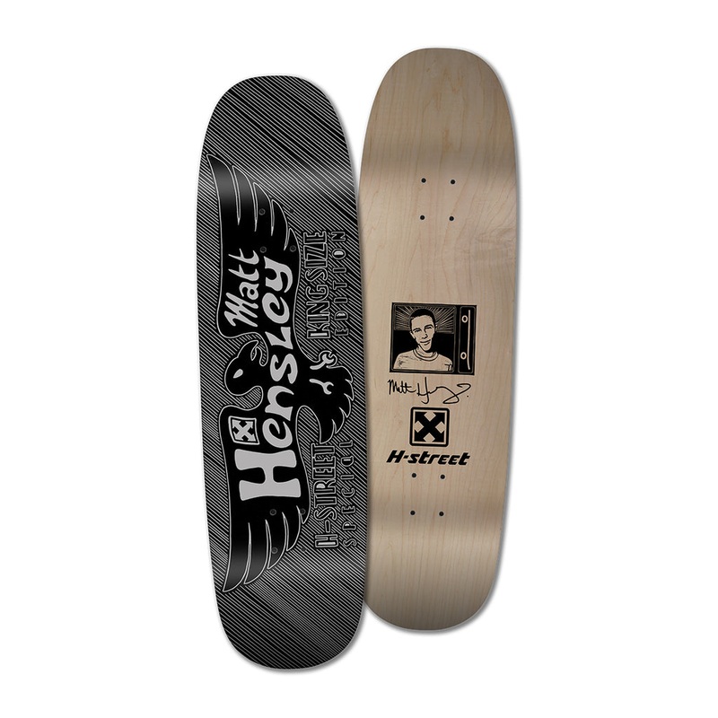 H-Street Matt Hensley Kingsize Eagle Blockprint LTD Skateboard Deck