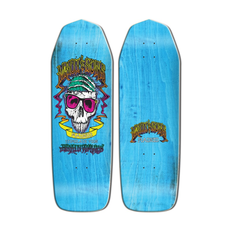 Madrid Maui & Sons Brain Waves LTD 9.5" Skateboard Deck