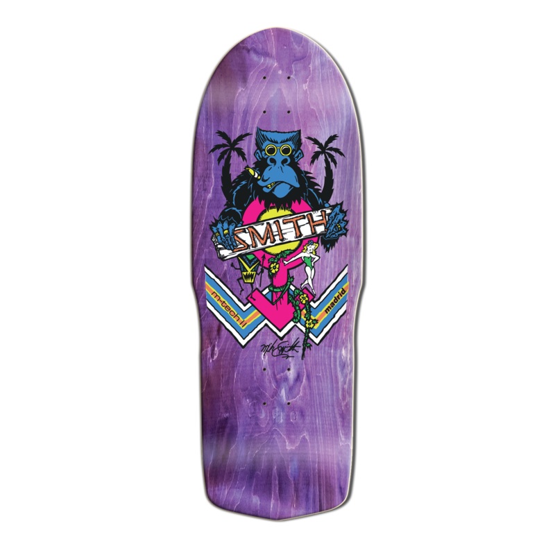 Madrid Mike Smith Ape Purple Stain Ultra LTD 10" Skateboard Deck