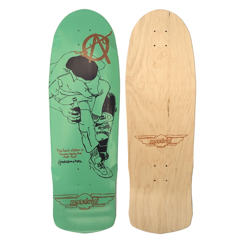 Madrid x Tim Kerr OS Shape LTD of 250 Skateboard Deck