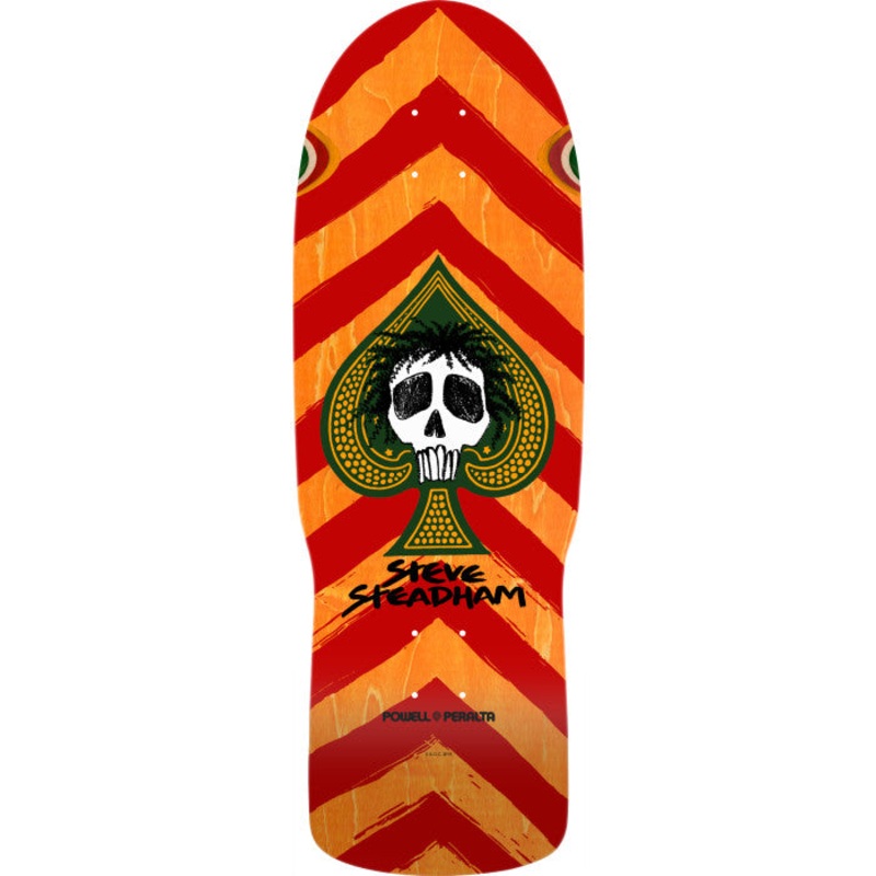 Powell Peralta Steve Steadham Spade Orange Stain Skateboard Deck