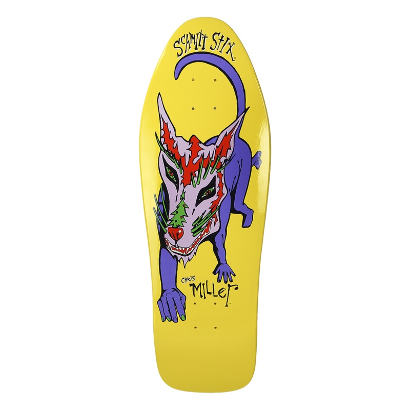Schmitt Stix Chris Miller Dog Large 10" Skateboard Deck