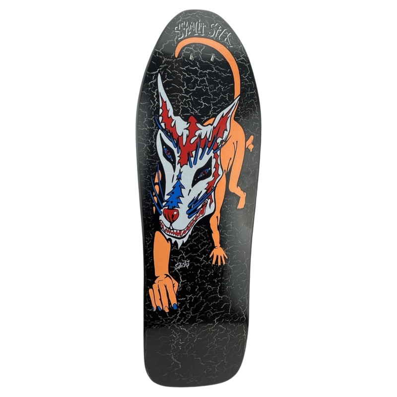Schmitt Stix Chris Miller Dog Large LTD Crackle 10" Skateboard Deck