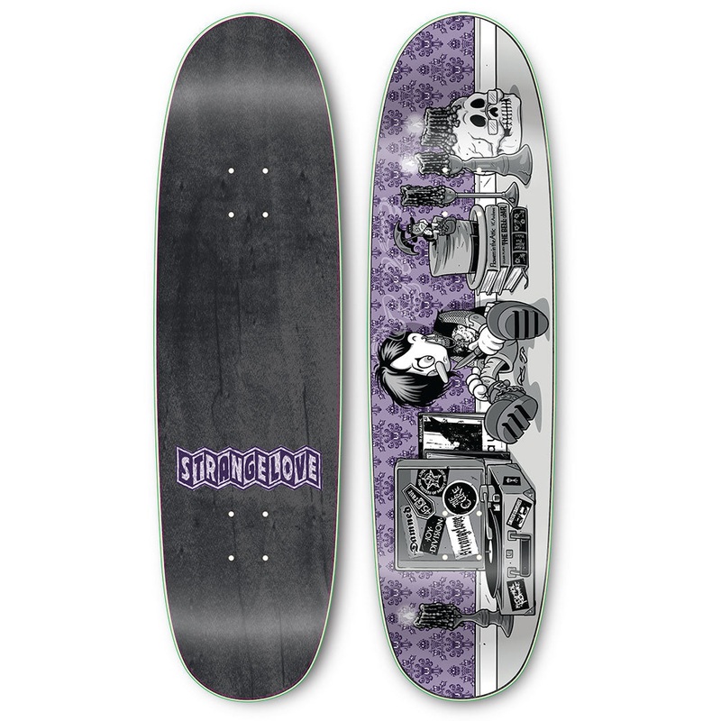 StrangeLove Goth Puppet Glow In The Dark 8.875" Skateboard Deck