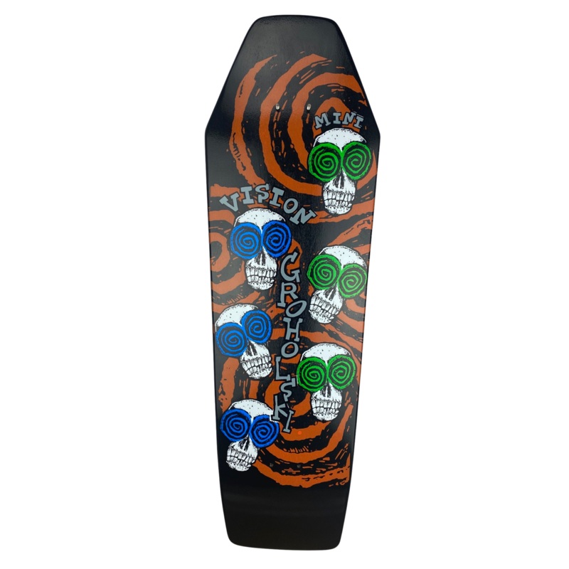 Vision Groholski Skeleton Horror Series LTD Coffin 9.5" Skateboard Deck