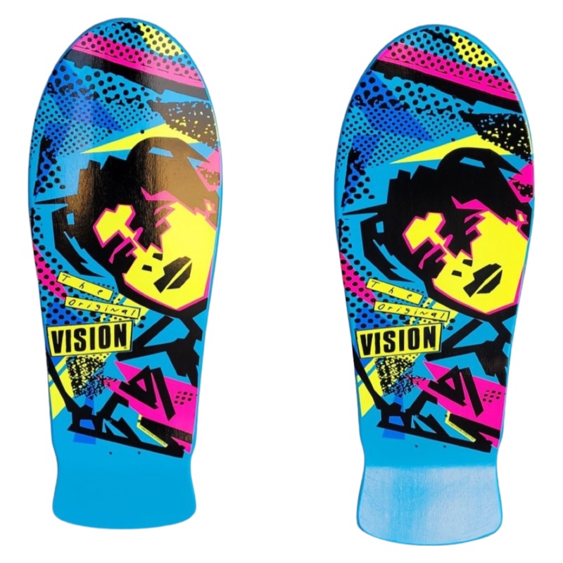 Vision Mark Gonzales "Double Take" 10" Skateboard Deck