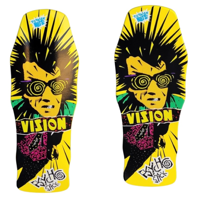 Vision Psycho Stick "Double Take" 10" Skateboard Deck