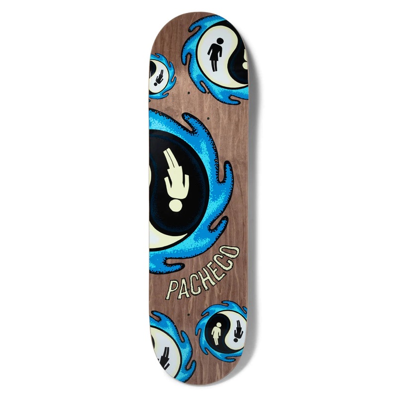 Girl Pacheco Yin-Yang Skateboard Deck - 8.375"